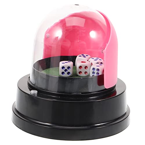 KICHOUSE Elektrisches Dic Gu Würfelbecher Spiel Party Würfelschüttler Rechts Und Mini Elektrischer Würfelroller Elektronische Erwachsene Shaker-Tasse Klein Würfelspiel Plastik von KICHOUSE