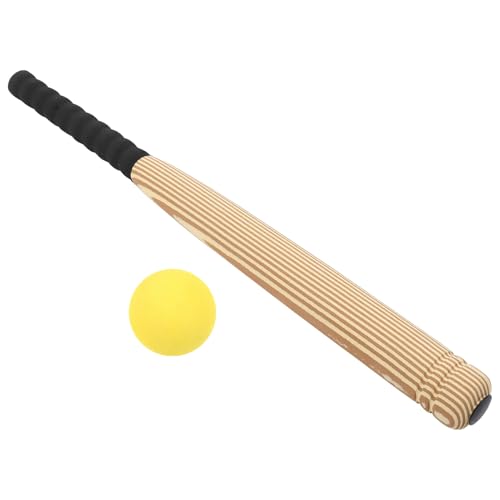KICHOUSE Eva Baseballschläger Leichter Sportspielzeug für Holzoptik für Drinnen und Draußen Fördert Interaktive Spiele und Freundschaften von KICHOUSE