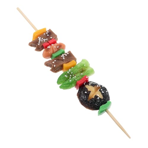 KICHOUSE Fake Barbecue Skewers Modell Realistische Spielnahrung für BBQ für Kreative Küchensimulation und Foto Requisiten Sicher und Leicht für Endlosen Spielspaß KICHOUSE Fake Barbecue Skewers Modell Realistische Spielnahrung für BBQ für Kreative Küchensimulation und Foto Requisiten Sicher und Leicht für Endlosen Spielspaß von KICHOUSE