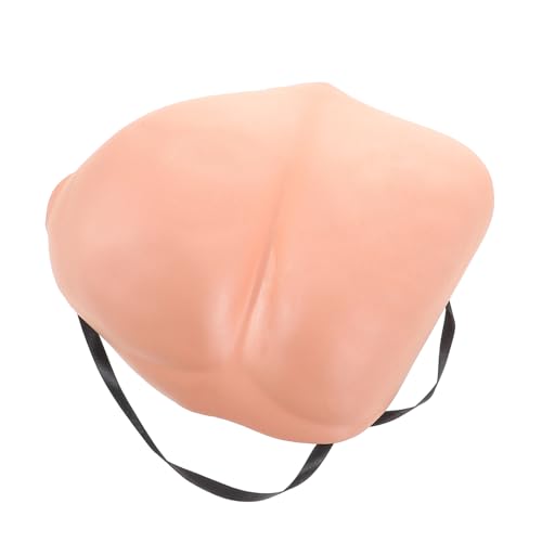 KICHOUSE Fake Butt Kostümzubehör mit Verstellbaren Trägern Lustige Prank Requisite für Halloween und Kostümpartys Realistische Gesäßform für Humor und Spaß von KICHOUSE