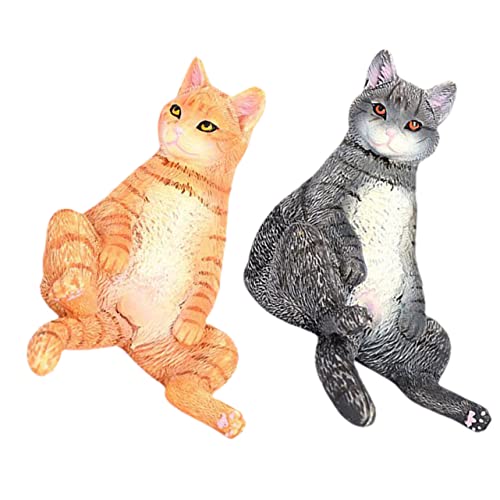 KICHOUSE Figure Katze Cat Model Entzückende Static Desktop Decoration Cartoon Kätzchenhandwerk Katzenverzierung Animal Collectible Realistic Cake Figurine Topper Dashboard for Car Ornament KICHOUSE Figure Katze Cat Model Entzückende Static Desktop Decoration Cartoon Kätzchenhandwerk Katzenverzierung Animal Collectible Realistic Cake Figurine Topper Dashboard for Car Ornament von KICHOUSE