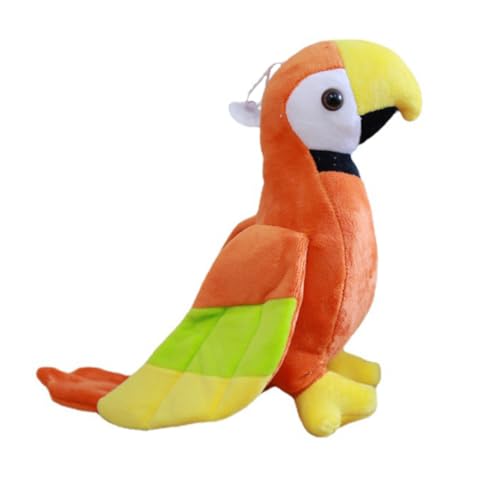 KICHOUSE Flauschiges Papagei Kreatives Plüschtier Kinderspielzeug Für Geburtstagsgeschenke Und Partys Und Leicht Zu Transportieren von KICHOUSE