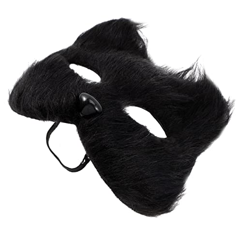KICHOUSE Fuchsmasken für Frauen Halbe Gesichtsmaske für Halloween Kostümparty und Cosplay Elastisches Design für Optimalen Tragekomfort und Sichtbarkeit für Verschiedene Anlässe von KICHOUSE