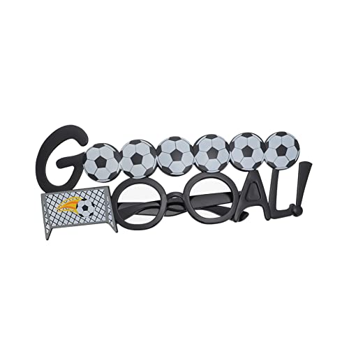 KICHOUSE Fußballbrillen Partyaccessoire Kreative Fußballbrille für Festivals und Geburtstagsfeiern Sonnenbrille für Fußballfans Lustige Fotorequisiten für Jubelnde von KICHOUSE