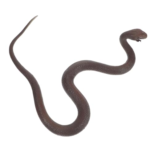 KICHOUSE Gefälschte Schlangenspielzeug Realistische Schlangenspielzeug Schwarze Mamba Schlange Figur Schrecken Vogel Streich Requisiten Scary Toys Halloween Party Bevorzugt Foto von KICHOUSE