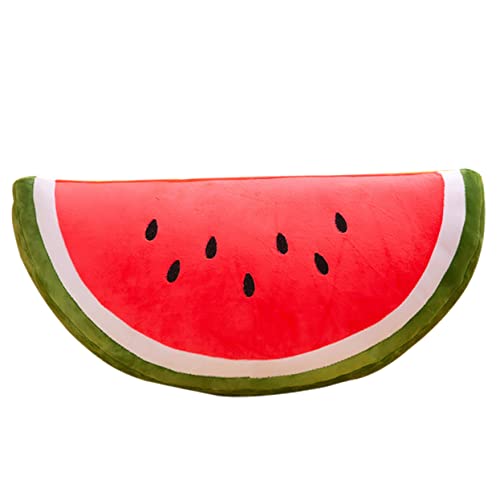 KICHOUSE Gefülltes Fruchtkissen Wassermelone Plüschspielzeug Für Dekoratives Stofftier Für Sofa Und Schlafzimmer Süßes Kissen Für Jungen Hochwertiges von KICHOUSE