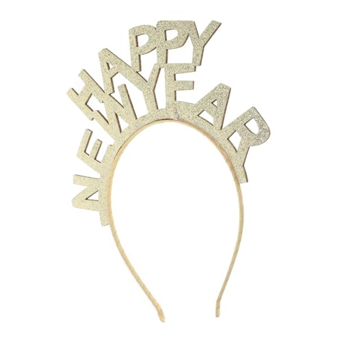 KICHOUSE Frohes Neues Jahr Stirnband 2023 Photo Booth Requisiten Glitzerndes Haarband KICHOUSE Frohes Neues Jahr Stirnband 2023 Photo Booth Requisiten Glitzerndes Haarband von KICHOUSE