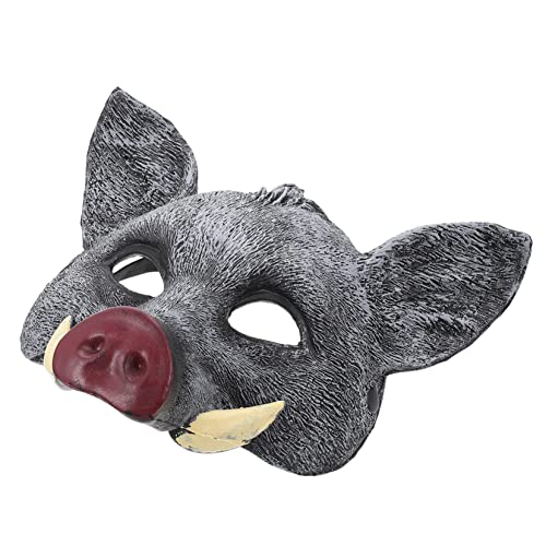 KICHOUSE Wildschwein Maske Halloween Tiermaske Wildschwein Dekorative Cosplay Maske Für Parties Karneval Und Grusel Events Realistisches Design Für Ein Furchterregendes Outfit KICHOUSE Wildschwein Maske Halloween Tiermaske Wildschwein Dekorative Cosplay Maske Für Parties Karneval Und Grusel Events Realistisches Design Für Ein Furchterregendes Outfit von KICHOUSE