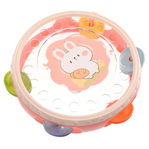 KICHOUSE Handgehaltene Tamburin-trommelglocke Für Kinder, Percussion-Instrument, Musikalische Lerntrommel KICHOUSE Handgehaltene Tamburin-trommelglocke Für Kinder, Percussion-Instrument, Musikalische Lerntrommel von KICHOUSE