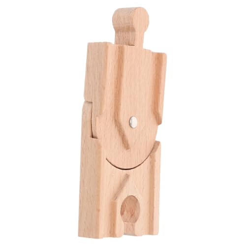 KICHOUSE Holz Eisenbahngleis Erweiterungsblock für Kompatibel mit Holzeisenbahn Fördert Kreativität und Feinmotorik für Jährige DIY für Bahnanlagen KICHOUSE Holz Eisenbahngleis Erweiterungsblock für Kompatibel mit Holzeisenbahn Fördert Kreativität und Feinmotorik für Jährige DIY für Bahnanlagen von KICHOUSE