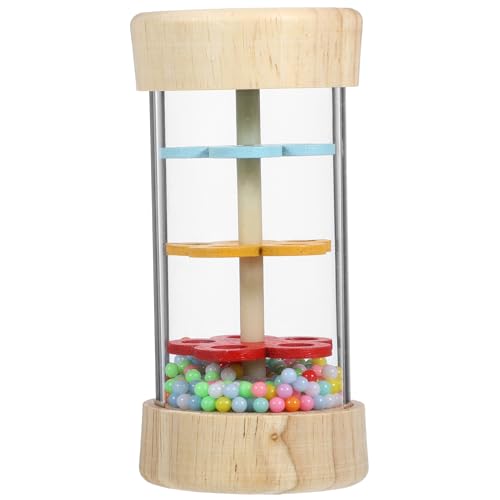 KICHOUSE Holz Regenmacher Musikinstrument für Musikalischen Frühbildung Handliches Design Geeignet für Drinnen und Draußen für Kleinkinder KICHOUSE Holz Regenmacher Musikinstrument für Musikalischen Frühbildung Handliches Design Geeignet für Drinnen und Draußen für Kleinkinder von KICHOUSE