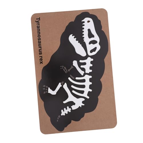 KICHOUSE Holzpuzzle Dinosaurier Fossil für Kleinkinder Jahre Montessori Lernspielzeug Skelett Puzzle Pädagogisch Fördernd Holzspielzeug für Kognitiven Lernen von KICHOUSE