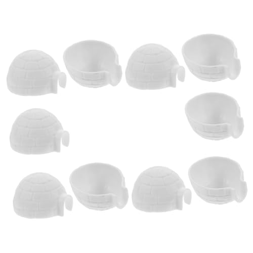 KICHOUSE Iglu Ornament Iglu Modell Miniatur Iglu Figuren Lebensechte Eishaus Modelle Arktische Figuren Iglu Figur Iglu Fotoornament Realistische Arktische Figuren Spielset Kuchenaufsatz KICHOUSE Iglu Ornament Iglu Modell Miniatur Iglu Figuren Lebensechte Eishaus Modelle Arktische Figuren Iglu Figur Iglu Fotoornament Realistische Arktische Figuren Spielset Kuchenaufsatz von KICHOUSE