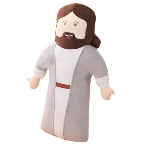 KICHOUSE Jesus Plüschpuppe Christliches Kissen für Zuhause und Schlafzimmer Kreative Dekoration Perfektes für Gläubige und Fotorequisiten Langlebig von KICHOUSE