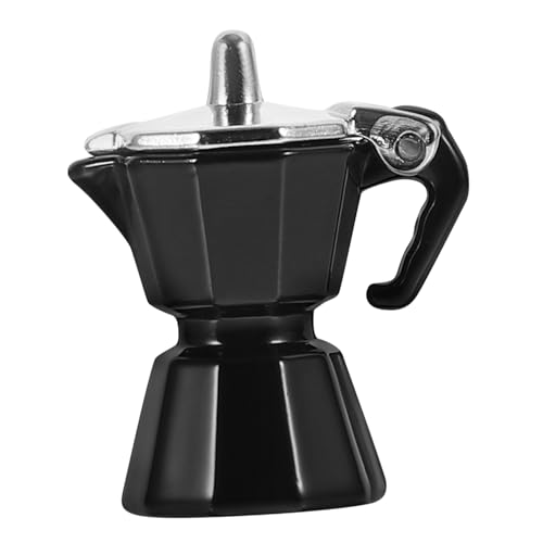 KICHOUSE Kaffeekanne für Puppenhäuser Exquisiter Mini Espresso Kessel Hochwertiges Küchenzubehör für Mikro Landschaftsdekorationen Elegantem von KICHOUSE