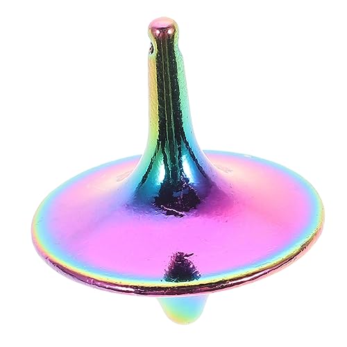 KICHOUSE Keine Widerstandsspirale Gyro Erwachsene für Spinnen Kinderspielzeug interessanter Kinderkreisel Fingerkreisel lustiges Kreiselspielzeug Kupfer Colorful von KICHOUSE