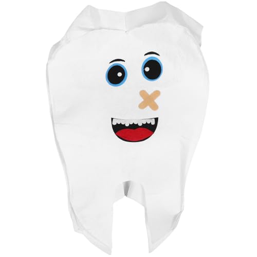 KICHOUSE Kinder Kleid Kostüm Für Jungen Und Mädchen Bequemes Stoff Zahn Cosplay Kostüm Für Rollenspiele Halloween Und Partys Fotoshootings von KICHOUSE