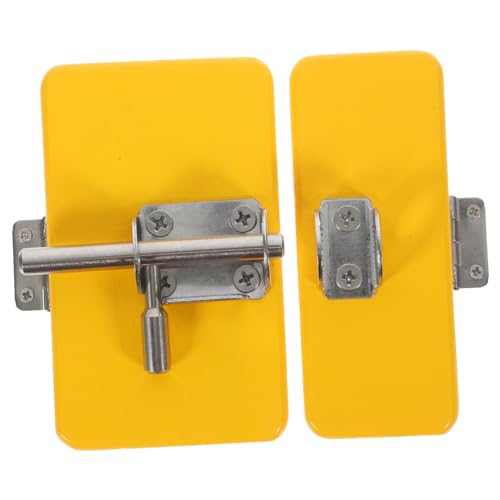 KICHOUSE Kinderspielzeug Busy Board mit Holzschloss Interaktives Lernspielzeug für Kleinkinder Kreatives und Türschloss Gelb Fördert die Eltern Junge Mädchen Interaktion KICHOUSE Kinderspielzeug Busy Board mit Holzschloss Interaktives Lernspielzeug für Kleinkinder Kreatives und Türschloss Gelb Fördert die Eltern Junge Mädchen Interaktion von KICHOUSE