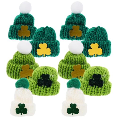 KICHOUSE Kleeblatt Partydekorationen Kinder Puppenmütze Hüte Dekorative Irische Strickmützen Accessoires Day Fingerhüte Partyzubehör Puppenhut zum Weinflaschenaufsätze Patrick Spielzeug KICHOUSE Kleeblatt Partydekorationen Kinder Puppenmütze Hüte Dekorative Irische Strickmützen Accessoires Day Fingerhüte Partyzubehör Puppenhut zum Weinflaschenaufsätze Patrick Spielzeug von KICHOUSE