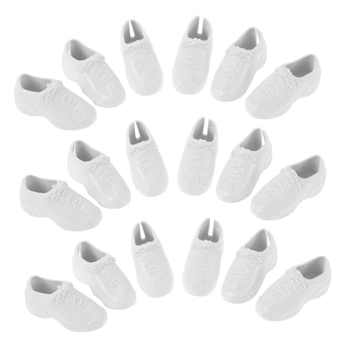KICHOUSE Kleine Plastiksneakers für Puppen Dollhouse Spielschuhe für Rollenspiele und Kreative Aktivitäten von KICHOUSE