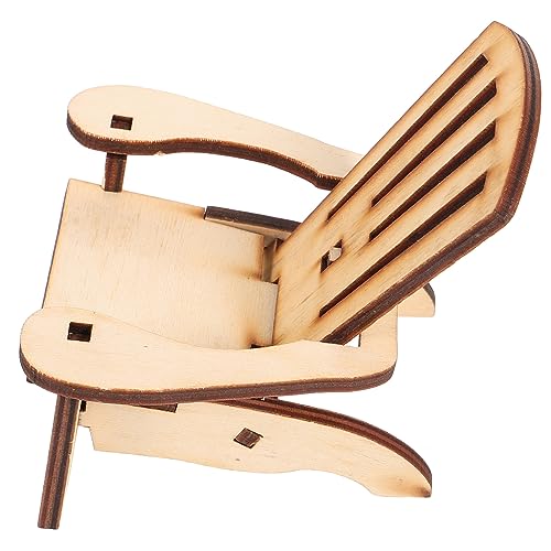 KICHOUSE Kleiner Holzstuhl kinderstuhl Chair Dollhouse Furniture Miniaturstuhl stylingbã¼rsten Puppe Miniaturmöbel-Stuhlmodell Mini- -Layout-Requisite Modell kleine Holzstühle von KICHOUSE