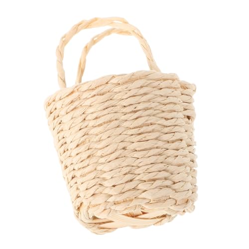 KICHOUSE Kleiner Picknickkorb für Puppenhaus Rattan Obstkorb mit Griff für Fantasievolles für Szenen und Puppenhaus Zubehör Realistisches Design KICHOUSE Kleiner Picknickkorb für Puppenhaus Rattan Obstkorb mit Griff für Fantasievolles für Szenen und Puppenhaus Zubehör Realistisches Design von KICHOUSE