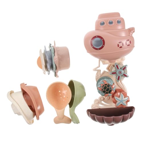 KICHOUSE Kleinkinder Badestapelbecher Kinder Sand Trainingsspiel Badespielzeug Baby für Wasser Spielen für Schwimmen Strandspielzeug Stapelbecher Eimer und Spielzeug Duschwasser Duschen KICHOUSE Kleinkinder Badestapelbecher Kinder Sand Trainingsspiel Badespielzeug Baby für Wasser Spielen für Schwimmen Strandspielzeug Stapelbecher Eimer und Spielzeug Duschwasser Duschen von KICHOUSE