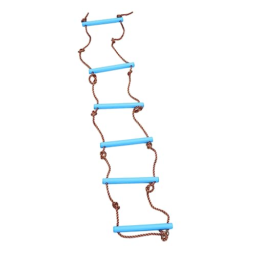 KICHOUSE Kletterleiter Outdoor draußen sportgeräte kletterwände für kinderschaukeln Kletterspielzeug für Kinderleiter Blue KICHOUSE Kletterleiter Outdoor draußen sportgeräte kletterwände für kinderschaukeln Kletterspielzeug für Kinderleiter Blue von KICHOUSE