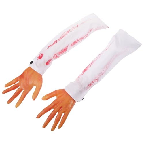KICHOUSE Knifflige Party Horror STK mit Blutige Realistische Künstliche Falsche Armhände Prothetik Leichenteile Hände Stoff Spielzeuge Blutige Falsche Streichspielzeug Simulierte Requisiten KICHOUSE Knifflige Party Horror STK mit Blutige Realistische Künstliche Falsche Armhände Prothetik Leichenteile Hände Stoff Spielzeuge Blutige Falsche Streichspielzeug Simulierte Requisiten von KICHOUSE