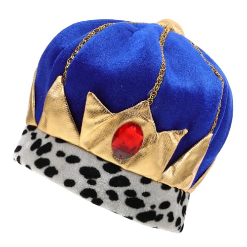 KICHOUSE Königlicher Crown Hut Elegante Kostümrequisite für Halloween Geburtstagsfeiern und Festivals Einzigartiger Kopfschmuck mit Königlicher Inspiration und Hochwertiger Verarbeitung KICHOUSE Königlicher Crown Hut Elegante Kostümrequisite für Halloween Geburtstagsfeiern und Festivals Einzigartiger Kopfschmuck mit Königlicher Inspiration und Hochwertiger Verarbeitung von KICHOUSE