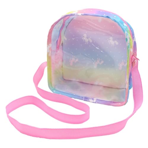 KICHOUSE Kompakte Puppenzubehör Aufbewahrungstasche Transparente Tragetasche mit Verstellbarem Griff für Puppenaccessoires und Flaschen für Reisen und Outdoor Aktivitäten KICHOUSE Kompakte Puppenzubehör Aufbewahrungstasche Transparente Tragetasche mit Verstellbarem Griff für Puppenaccessoires und Flaschen für Reisen und Outdoor Aktivitäten von KICHOUSE