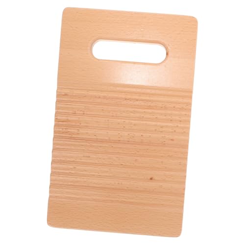 KICHOUSE Kompaktes Tragbares Waschbrett aus Buchenholz für Multifunktionales Wäsche waschbrett Handliches Scrubbing Tool Selbstständigkeit und Verantwortungsbewusstsein bei Hausarbeit von KICHOUSE