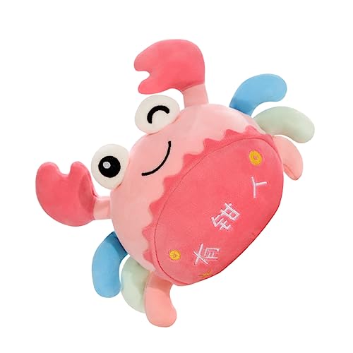 KICHOUSE Krabbenpuppe Krabbenweiches Süßes Weiches Krabbenspielzeug Ausgestopftes Tier Krabbe Babyspielzeug Stofftiere Für Babys Kinderspielzeug Rosa Plüsch KICHOUSE Krabbenpuppe Krabbenweiches Süßes Weiches Krabbenspielzeug Ausgestopftes Tier Krabbe Babyspielzeug Stofftiere Für Babys Kinderspielzeug Rosa Plüsch von KICHOUSE