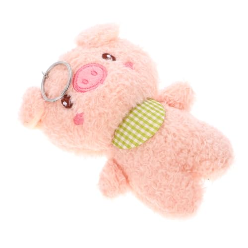 KICHOUSE Kreativer Plüsch Schlüsselanhänger Schwein Niedlicher Anhänger für Taschen und Rucksäcke für Geburtstage und Partys Weiches und Bequemes Material KICHOUSE Kreativer Plüsch Schlüsselanhänger Schwein Niedlicher Anhänger für Taschen und Rucksäcke für Geburtstage und Partys Weiches und Bequemes Material von KICHOUSE