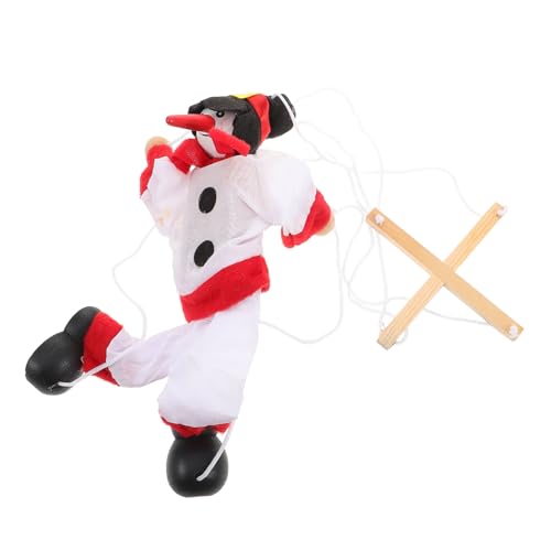 KICHOUSE Kreatives Stoffspielzeug Schneemann Puppe für Interaktive Marionette für Weihnachten Rollenspiele Lernspaß Bastelset für Mädchen und Jungen von KICHOUSE