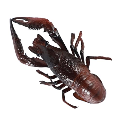 KICHOUSE Krebsmodell Kunststoff Hummer Modell Meerestier Modell Tischdeko Hummer künstliches Meeresfrüchtemodell Hummer Figur Hummer Simulation realistischer Hummerfiguren PVC von KICHOUSE