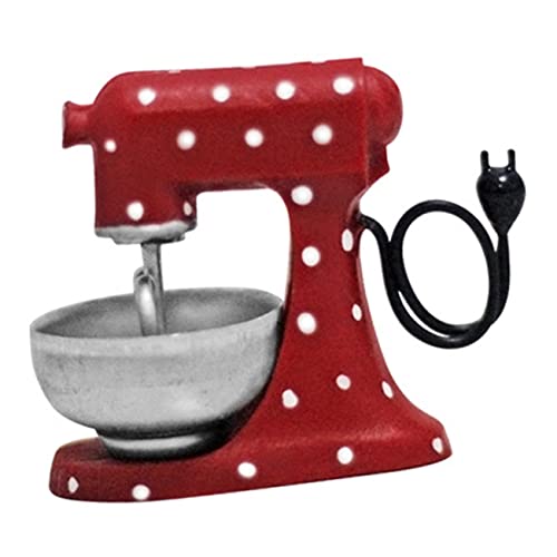 KICHOUSE Küchenmixer Modell Für Rotes Küchenspielzeug Zum Rollenspiel Und Kreativen Für Puppenhaus Und Sammleraccessoires KICHOUSE Küchenmixer Modell Für Rotes Küchenspielzeug Zum Rollenspiel Und Kreativen Für Puppenhaus Und Sammleraccessoires von KICHOUSE