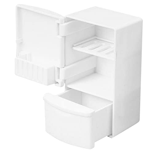 KICHOUSE Kühlschrank für Puppenhaus Realistisches Gefrierspielzeug Hausmöbel Kreativität und Fantasie bei Kindern Dolly House KICHOUSE Kühlschrank für Puppenhaus Realistisches Gefrierspielzeug Hausmöbel Kreativität und Fantasie bei Kindern Dolly House von KICHOUSE