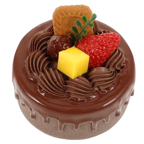 KICHOUSE Künstlicher Kuchen Gefälschter Nachtisch Simulationskuchenmodell Hochzeit Fälschung Schaum Dekorationen Lebensechte Essensrequisiten Sortiert Gefälschtes Kuchenmodell Chocolate PVC KICHOUSE Künstlicher Kuchen Gefälschter Nachtisch Simulationskuchenmodell Hochzeit Fälschung Schaum Dekorationen Lebensechte Essensrequisiten Sortiert Gefälschtes Kuchenmodell Chocolate PVC von KICHOUSE