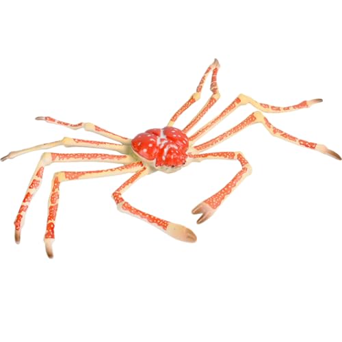 KICHOUSE Künstliches Königskrabben Modell aus Hochwertigem Realistische Meereslebewesen Figur Dekoration für Aquarien Veranstaltungen und Partys von KICHOUSE