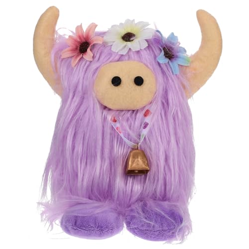 KICHOUSE Kuh Stofftier Flauschige Highland Cow Dekoration Mit Buntem Design Kuscheltier Für Langlebig Und Waschbar Zuhause KICHOUSE Kuh Stofftier Flauschige Highland Cow Dekoration Mit Buntem Design Kuscheltier Für Langlebig Und Waschbar Zuhause von KICHOUSE