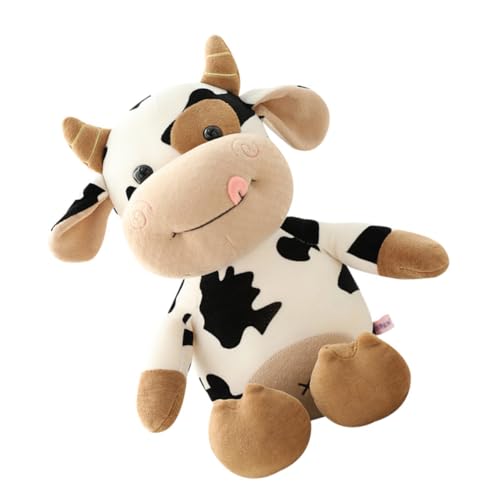 KICHOUSE Kuhpuppe Kuscheltier Stoffkuh Für Tierspielzeug Süßes Stofftier Tierbauernhofspielzeug Kuh Pp Baumwolle KICHOUSE Kuhpuppe Kuscheltier Stoffkuh Für Tierspielzeug Süßes Stofftier Tierbauernhofspielzeug Kuh Pp Baumwolle von KICHOUSE