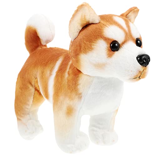 KICHOUSE Kuscheltier Akita Hund Aus Hochwertigem Plüsch Kinderspielzeug Für Hause Fördert Schlaf Kindern Angenehme Verarbeitung von KICHOUSE