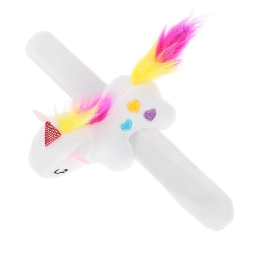 KICHOUSE Kuscheltier Einhorn Slap Bracelet für Plüsch Armband Party Dekoration Geburtstagsgeschenke Farbverlauf Varianten von KICHOUSE