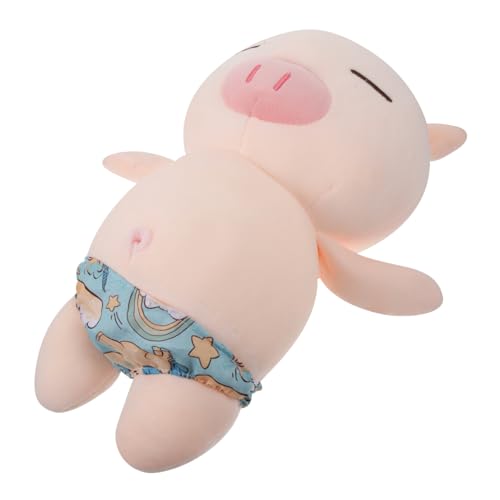 KICHOUSE Kuscheltier Schwein Gemütliches Plüsch Pig Doll Toy Kreatives Umarmungskissen für Spielzimmer Zufällige Farbe Zufällige Farbe von KICHOUSE