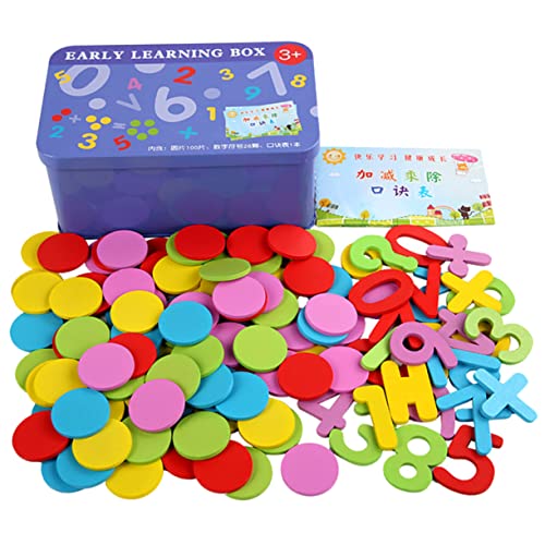 KICHOUSE Lernspielzeug für Mathematische Zähler aus Hochwertigem Langlebigem Material für Frühe Bildung und Sowie Zahlenerkennung und Lernen KICHOUSE Lernspielzeug für Mathematische Zähler aus Hochwertigem Langlebigem Material für Frühe Bildung und Sowie Zahlenerkennung und Lernen von KICHOUSE