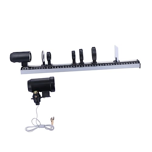 KICHOUSE Light Tool Set Unterrichtsausrüstung Bausätze Experimentiergeräte optische Geräte physik experimente Optische Instrumente werkzeug bildgebende Geräte optisches Gerät Plastik Black von KICHOUSE