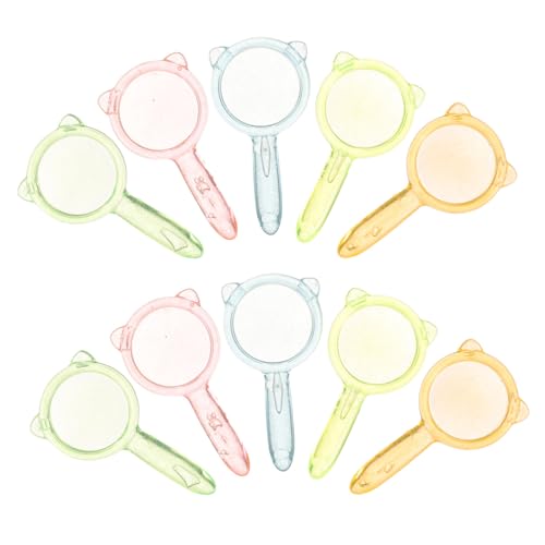 KICHOUSE Lupe Miniatur Leseglas für Zufällige Puppenhaus Miniaturzubehör Farbe Hauslupe Lupenminiaturen Basteln Maßstab Miniaturdinger Zubehör von KICHOUSE