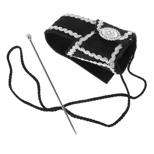 KICHOUSE Männer Hanfu Hut Authentisches Ming Stil Kostüm Accessoire für Cosplay Halloween und Partys Handmade Vielseitig und für Verschiedene Anlässe von KICHOUSE