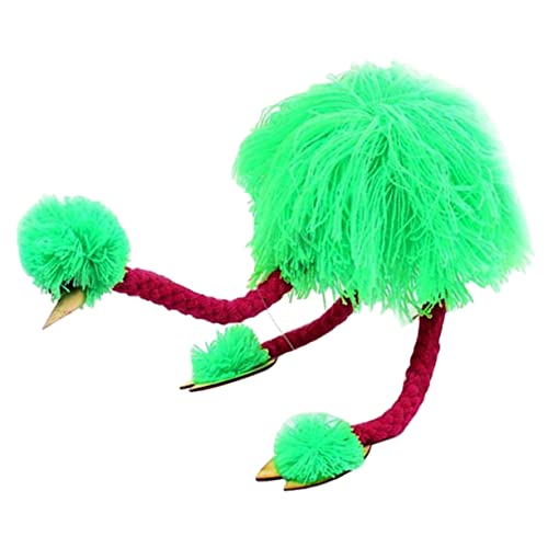KICHOUSE Marionette für klein Jungs kindliche entwicklung spielsachen puppenkasten playmobilhaus dollhaus interaktives Plüschtier Puppenspiel-Requisite Kiefernholz Green von KICHOUSE